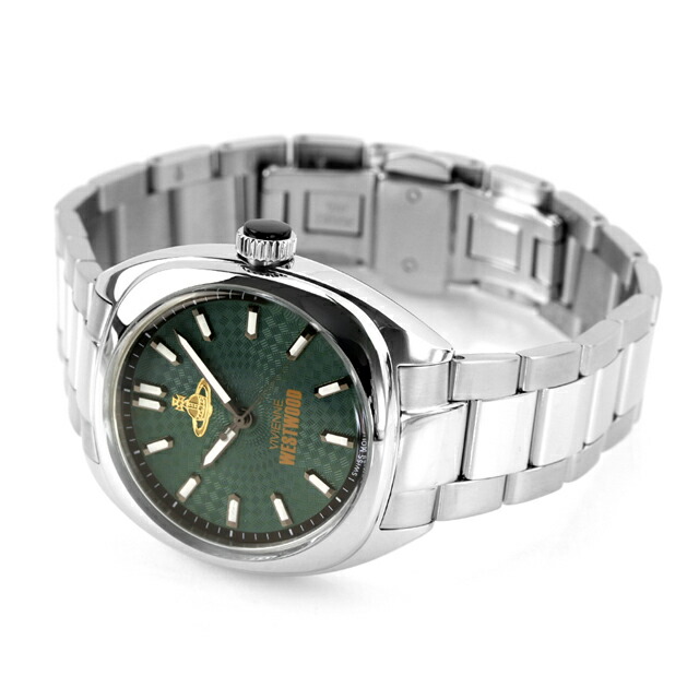 ヴィヴィアン ウエストウッド クォーツ 電池式 腕時計 メンズ Vivienne Westwood VV300GRSL アナログ グリーン ブランド おしゃれ 防水 プレゼント 男性 実用的