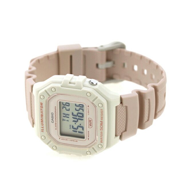 カシオ CASIO アウトドア W-218HC-4A2V ポップ チプカシ 海外モデル ユニセックス メンズ レディース 腕時計 カシオ CASIO アウトドア デジタル ベビーピンク ブランド おしゃれ 防水 小さい 軽い かわいい プレゼント 実用的