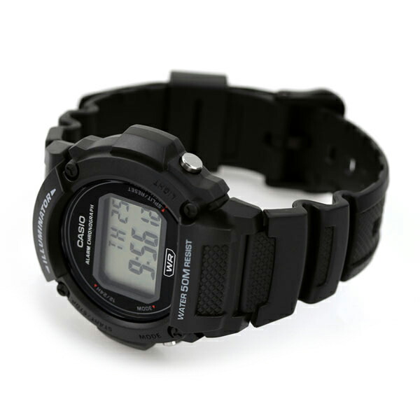 CASIO アウトドア カシオ 腕時計 チープカシオ チプカシ 海外モデル メンズ レディース 時計 W-219H-1AVDF ブラック ブランド おしゃれ 防水 小さい 軽い かっこいい プレゼント 男性 実用的