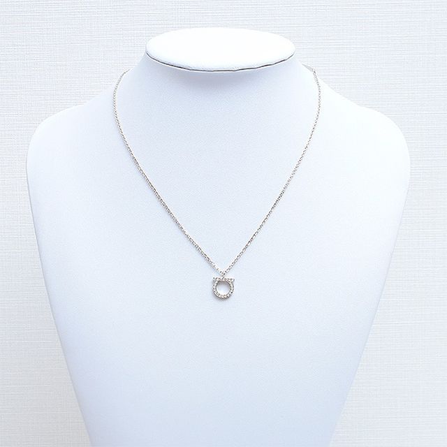 フェラガモ FERRAGAMO ネックレス ガンチーニ GANCINO 760132 696657 レディース シルバー