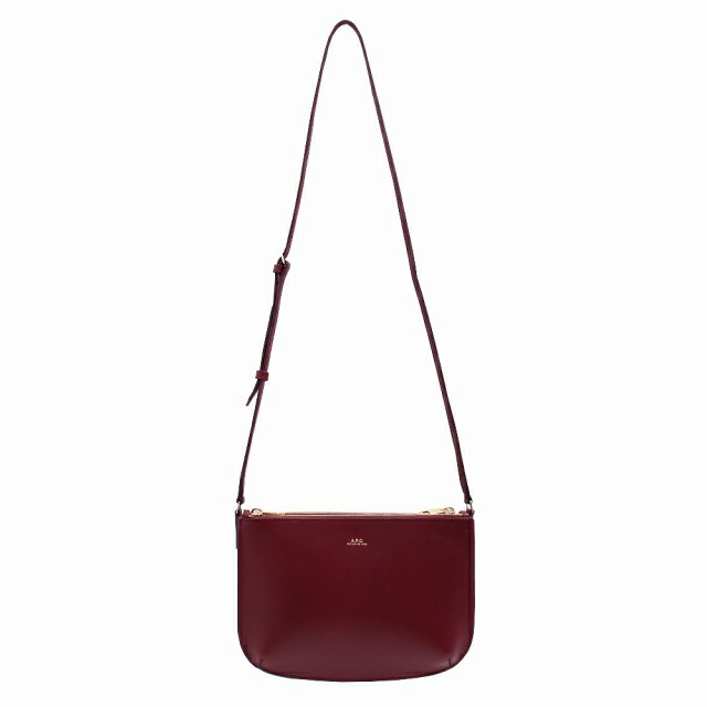アーペーセー A.P.C. ショルダーバッグ レディース F61404-PXAWV-GAE sac sarah ボルドー 斜めがけ ブランド 高級 おしゃれ プレゼント 女性 実用的 かわいい