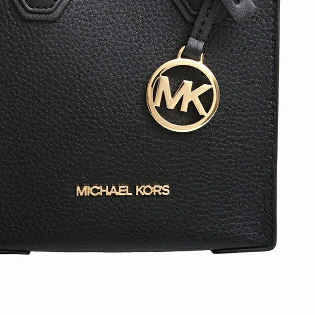 マイケルコース MICHAEL KORS MERCER XS NS SHOPPER XBODY LEATHER ショルダーバッグ 35S1GM9T0L-BLACK レディース ブラック 斜めがけ ブランド 高級 おしゃれ プレゼント 女性 実用的 かわいい