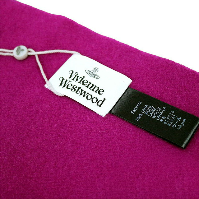 ヴィヴィアンウエストウッド VIVIENNE WESTWOOD マフラー 24-W00Q7-G410 レディース メンズ フューシャ フクシア マフラー
