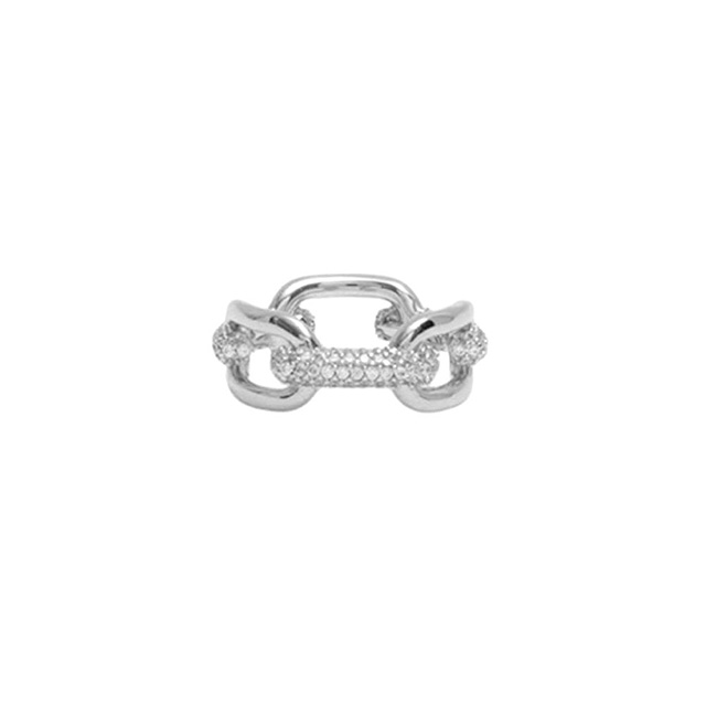 ダニエルウェリントン DANIEL WELLINGTON Crystal Link Ring 58 S リング DW00400618 レディース メンズ 17.5号 シルバー