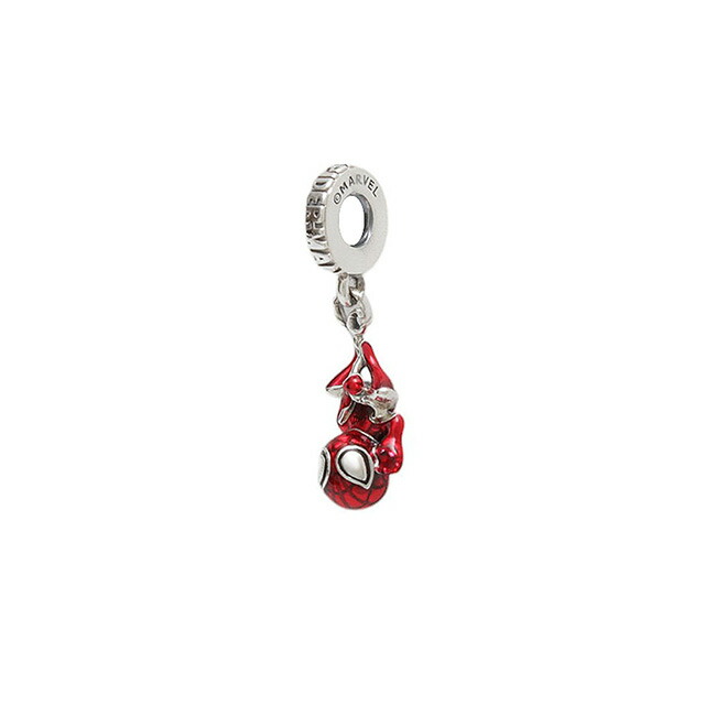 パンドラ PANDORA Marvel Hanging Spider-Man Dangle Charm ブレスレットチャーム 792323C01 レディース レッド ブランド