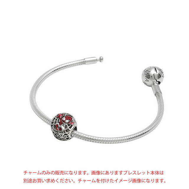 パンドラ PANDORA Marvel Spider-Man Soaring City Charm ブレスレットチャーム 792350C01 レディース レッド ブランド