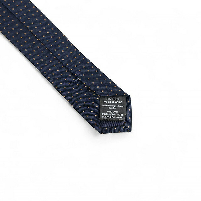 ダニエルウェリントン DANIEL WELLINGTON ネクタイ DW02500006-264735-NAVY メンズ ネイビー ネクタイ ブランド