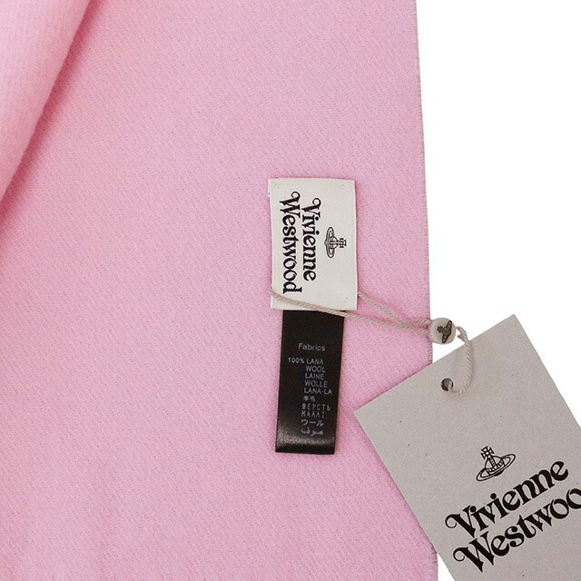 ヴィヴィアンウエストウッド VIVIENNE WESTWOOD マフラー 25-W00Q7-G401 レディース メンズ ピンク マフラー ブランド