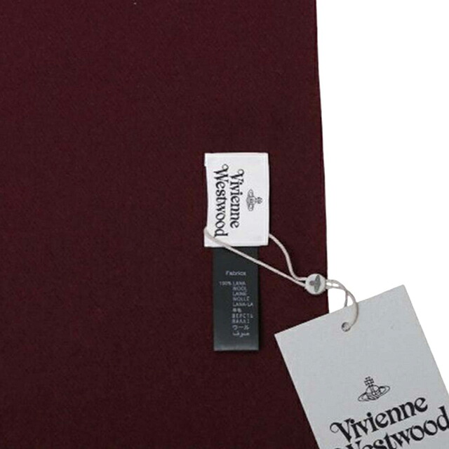 ヴィヴィアンウエストウッド VIVIENNE WESTWOOD マフラー 25-W00Q7-I401 レディース メンズ ボルドー マフラー ブランド