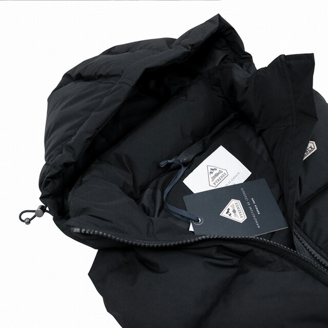 ピレネックス PYRENEX SPOUTNIC MINI RIPSTOP VEST ダウンベスト HMY021-BLACK-S メンズ ダウンジャケット ブランド