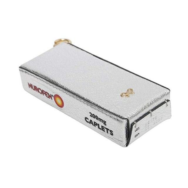 アニヤハインドマーチ キーホルダー ANYA HINDMARCH Nurofen チャーム 193764 ユニセックス Silver(シルバー) ブランド バッグチャーム 高級 おしゃれ プレゼント 実用的
