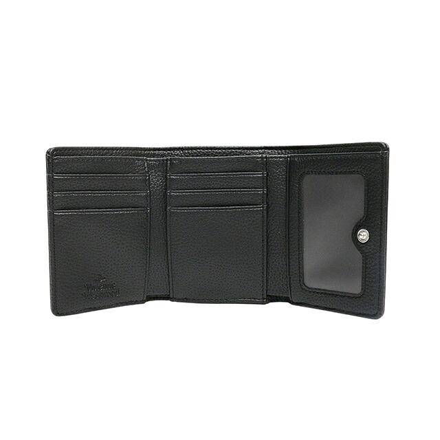 ヴィヴィアンウエストウッド VIVIENNE WESTWOOD SMALL FRAME WALLET 三つ折り財布 三折財布 ウォレット 5115002mw-s000d-n403 レディース N402 ブラック ブランド