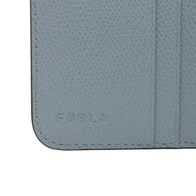 フルラ FURLA CAMELIA S COMPACT WALLETS 二つ折り財布 二折財布 wp00315-are000-4351s レディース ライトブルー×ブルー ブランド ウォレット 高級 おしゃれ プレゼント 実用的