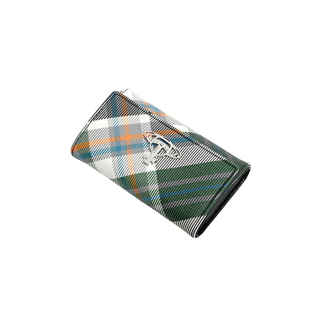 ヴィヴィアンウエストウッド VIVIENNE WESTWOOD キーケース 51020001-s0012-derby-tartan-green レディース O102 DERBY TARTAN GREEN タータン グリーン ブランド コンパクト 高級 おしゃれ プレゼント 実用的