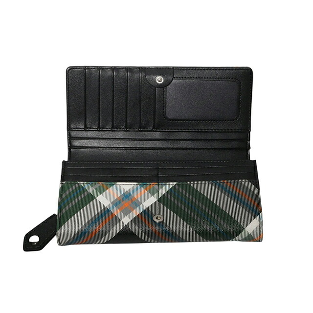 ヴィヴィアンウエストウッド VIVIENNE WESTWOOD CLASSIC LONG WALLET 長財布 51060025-s0012-derby-tartan-green レディース O102 DERBY TARTAN GREEN タータン グリーン ブランド ウォレット 高級 おしゃれ プレゼント 実用的