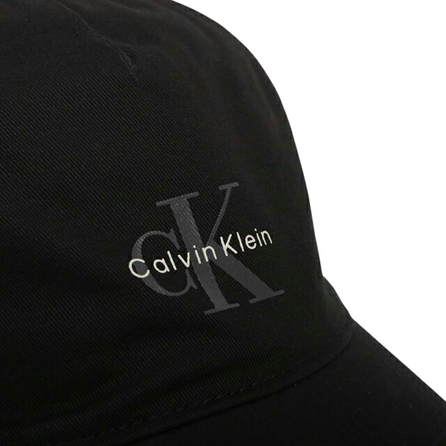 カルバンクライン CALVIN KLEIN MONOLOGO PRINTED BASEBALL CAP ベースボールキャップ lv04g5032g-ub1 メンズ BLACK 帽子 ブランド