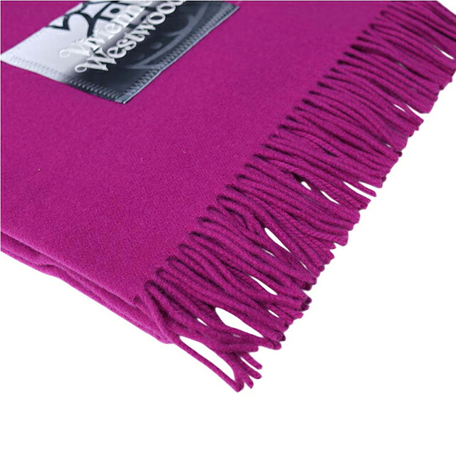 ヴィヴィアンウエストウッド VIVIENNE WESTWOOD NURIA STOLE マフラー 8103013J-W010X-G410-FUCHSIA ユニセックスフーシャ マフラー ブランド