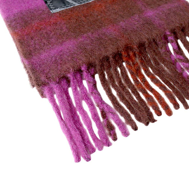 ヴィヴィアンウエストウッド VIVIENNE WESTWOOD CHUNKY SCARF マフラー 8103014F-W00ZJ-J401-FPP ユニセックスパープル マフラー ブランド
