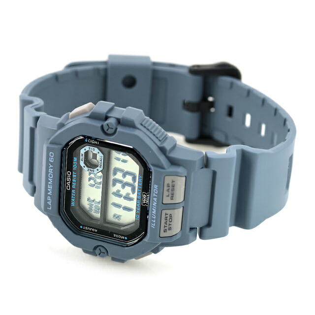 カシオ チープカシオ CASIO アウトドア クォーツ 電池式 WS-1400H-2AV スタンダード 海外モデル メンズ チプカシ 腕時計 ブランド カシオ CASIO アウトドア デジタル アイボリー ブルーグレー おしゃれ 防水 小さい 軽い かわいい プレゼント 実用的