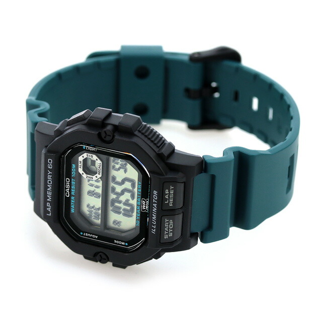 CASIO アウトドア カシオ クオーツ WS-1400H-3AV チープカシオ チプカシ 海外モデル メンズ 腕時計 カシオ CASIO アウトドア ブルーグリーン ブランド おしゃれ 防水 小さい 軽い かっこいい プレゼント 男性 実用的