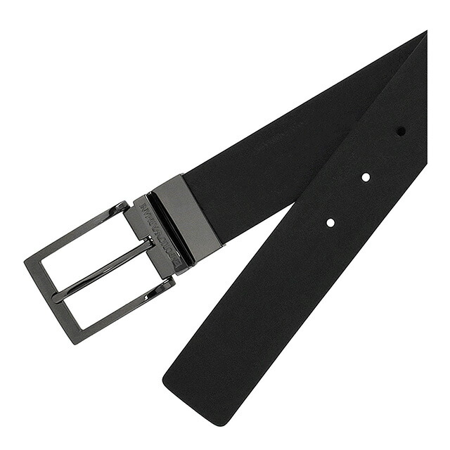 エンポリオ・アルマーニ ベルト メンズ ブランド EMPORIO ARMANI リバーシブル Y4S426-YTU5J 88044 ブラック/ブラウン