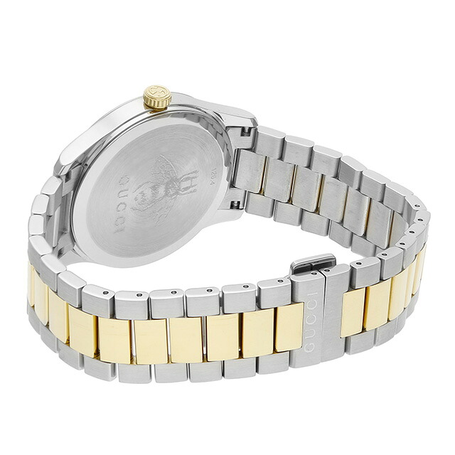 グッチ ジータイムレス クォーツ 電池式 腕時計 ブランド メンズ 蛇 GUCCI YA1264075 シルバー ゴールド スイス製 高級 おしゃれ 防水 プレゼント 男性 実用的