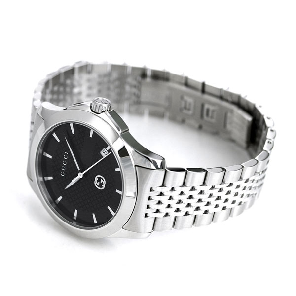 グッチ 時計 Gタイムレス 40mm メンズ 腕時計 YA1264106 GUCCI ブラック 高級 ブランド おしゃれ 防水 プレゼント 男性 実用的