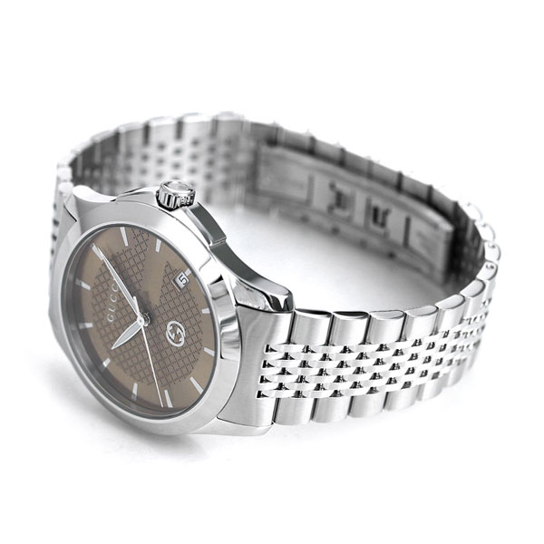 グッチ 時計 Gタイムレス 40mm メンズ 腕時計 YA1264107 GUCCI ブラウン 高級 ブランド おしゃれ 防水 プレゼント 男性 実用的
