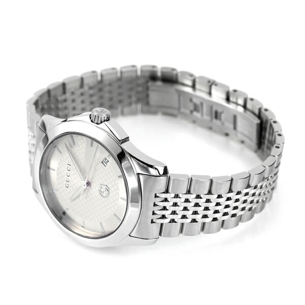 グッチ 時計 Gタイムレス 40mm クオーツ メンズ 腕時計 YA1264174 GUCCI シルバー 高級 ブランド おしゃれ 防水 プレゼント 男性 実用的