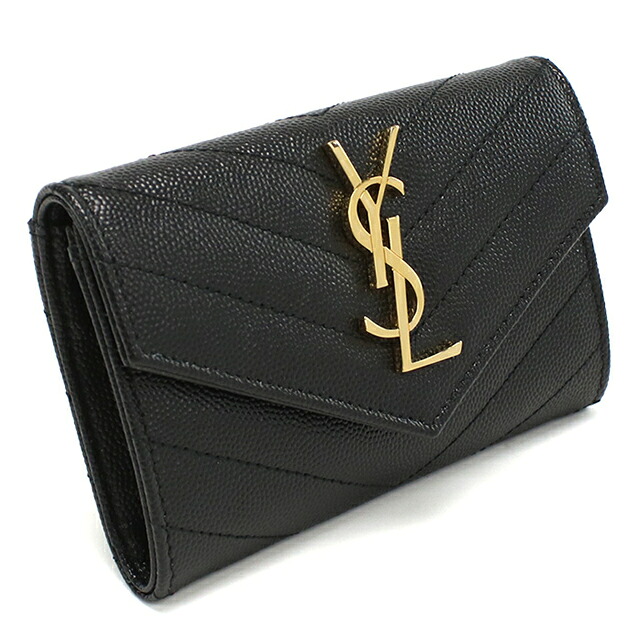 サンローラン 名刺入れ レディース ブランド SAINT LAURENT レザー 414404 ブラック 高級 おしゃれ プレゼント 実用的