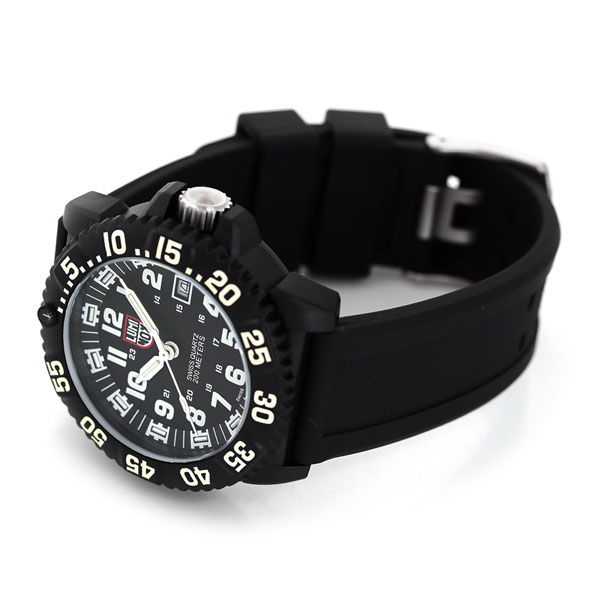ルミノックス ネイビーシールズ 3050シリーズ カラーマークシリーズ LUMINOX 3051 ブラック×ホワイト 腕時計 時計