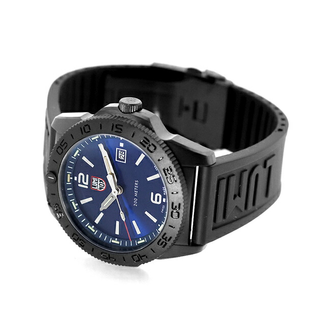 ルミノックス PACIFIC DIVER 3120 SERIES クォーツ 電池式 腕時計 ブランド メンズ LUMINOX 3123.B アナログ ネイビー ブラック 黒 スイス製 おしゃれ 防水 文字盤 大きい プレゼント 男性 実用的