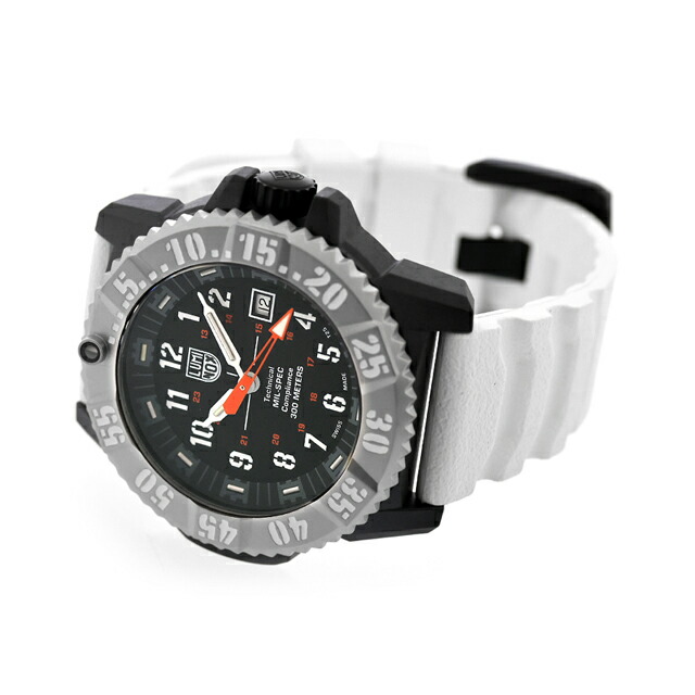 ルミノックス MIL-SPEC 3350 SERIES クォーツ 電池式 腕時計 ブランド メンズ チタン 替えベルト LUMINOX XL.3359.SET アナログ ブラック ホワイト 黒 スイス製 おしゃれ 防水 文字盤 大きい プレゼント 男性 実用的