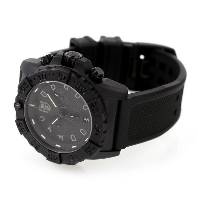 ルミノックス 3580シリーズ ネイビーシールズ クロノグラフ 45mm 3581.BO LUMINOX メンズ 腕時計 ブラックアウト 時計 ブランド おしゃれ 防水 文字盤 大きい プレゼント 男性 実用的