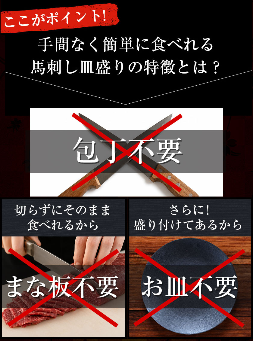 熊本 馬刺し 5種盛り 220g ギフト 贈り物 国産 馬肉 純国産 熊本肥育 【大トロ30g 中トロ30g 赤身100g コーネ30g フタエゴ30g】7-14営業日以内に発送予定