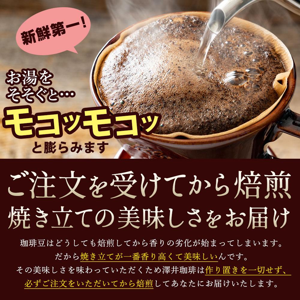 澤井珈琲 酸味なくコク香る王道ブレンド 銅のテルスブレンド 中挽き