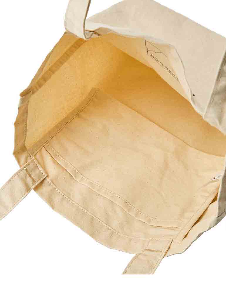 DAYTRIPPER UNISEX COTTON LOGO TOTE 11005Natural H38×W30×D9cm