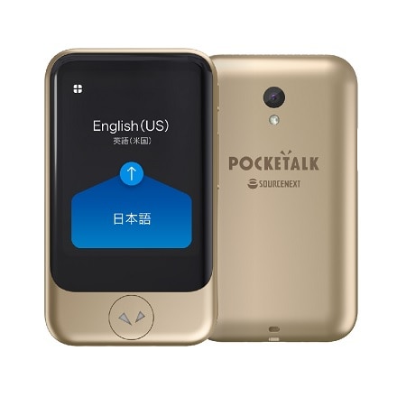 POCKETALK S ホワイト＋専用グローバルSIM （2年） PTSGW ※他色あり