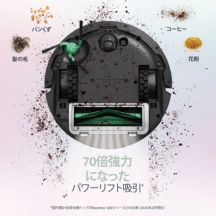 アイロボット ルンバ Mini Slim 掃除機＆床拭きロボット + SlimCharge 充電スタンド　F115060　黒（KURO）