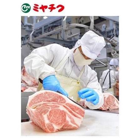 ミヤチク 宮崎牛 焼肉用 肩ロース 650g