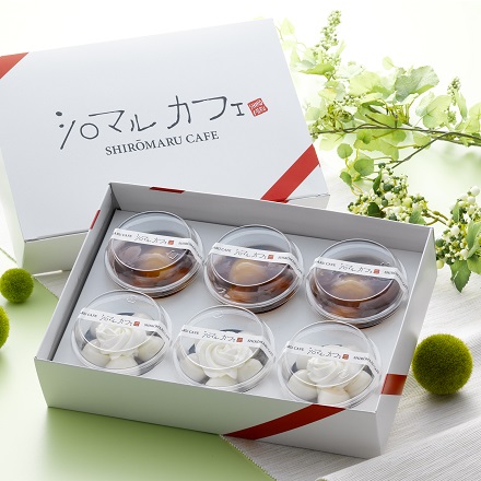 SHIROMARU CAFE 白玉和スウィーツ6個セット