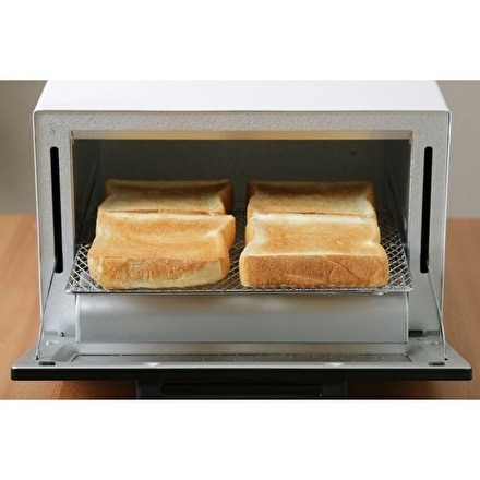 アイリスオーヤマ 4枚焼きミラーオーブントースター MOT-013-W ホワイト