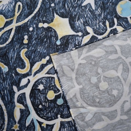 MANAMI SAKURAI Handkerchief 'The stars' (Navy)