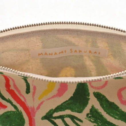 MANAMI SAKURAI Machi Pouch 'The universe' (Green)