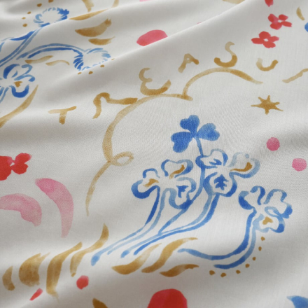MANAMI SAKURAI Handkerchief 'My treasure' (red & Blue)