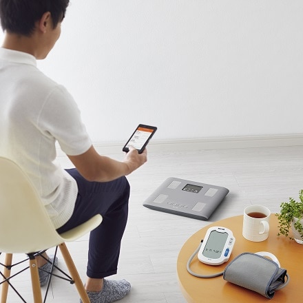 タニタ 体組成計 グレー BC-334L-GY