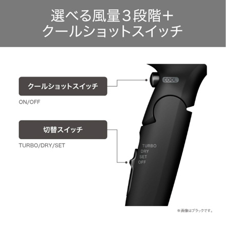 TESCOM プロテクトイオンヘアドライヤー ホワイト TD570A