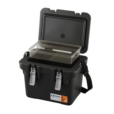 アイリスオーヤマ ＨＵＧＥＬ 真空断熱クーラーボックス 15Ｌ チャコールグレー VITC-15