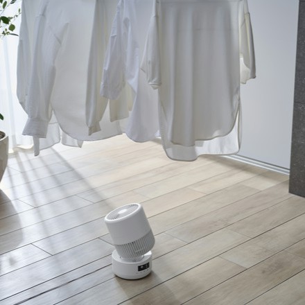 アイリスオーヤマ サーキュレーター WOOZOO 360 barrel ホワイト PCF-CD15TECA-W