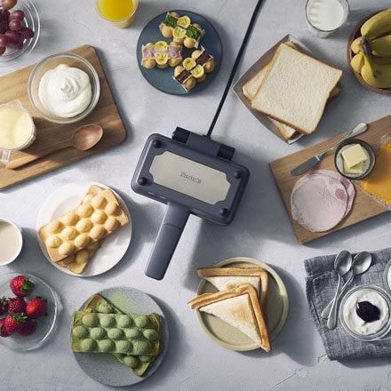 ビタントニオ エッグワッフル＆ホットサンドベーカー VEH-10-K